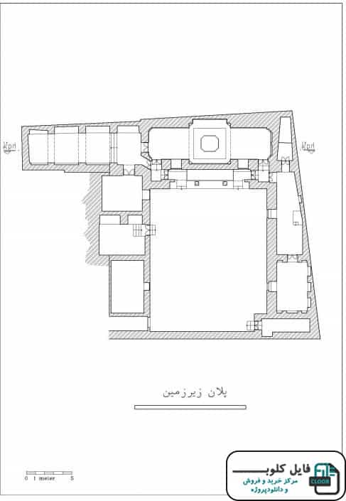 نقشه های خانه حاج شیخ تبریز
