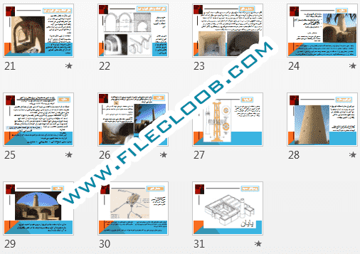 نقشه و پلان مسجد فهرج یزد