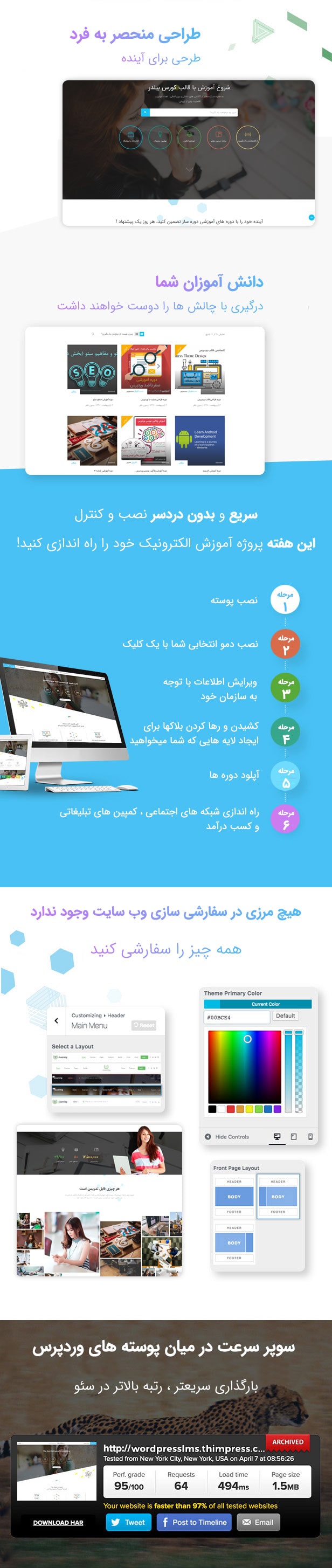 قالب آموزش Course Builder