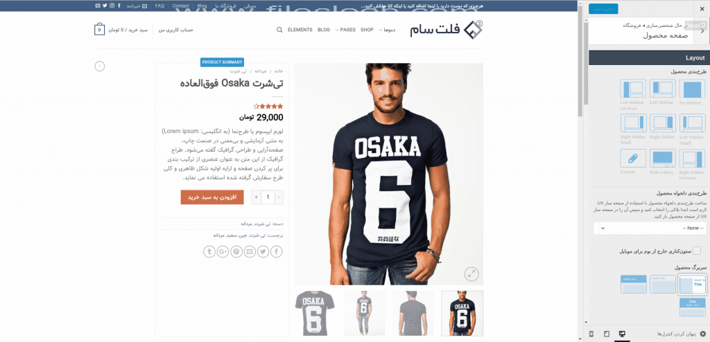 قالب وردپرس فروشگاهی Flatsome