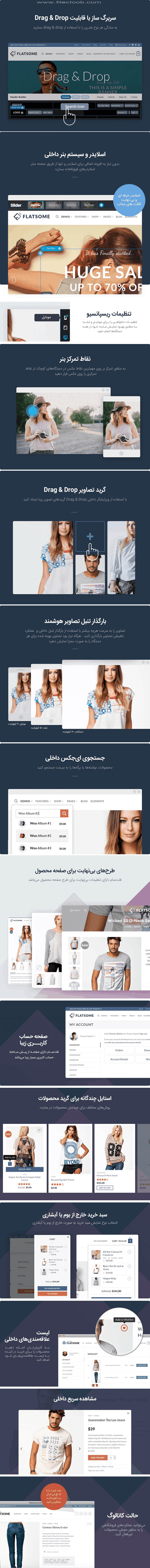 قالب وردپرس فروشگاهی Flatsome